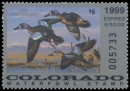 Picture of 1999 Colorado Duck Stamp