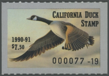 Picture of 1990 California Duck Stamp