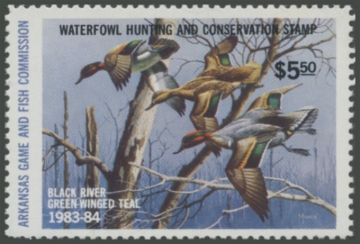 Picture of 1983 Arkansas Duck Stamp