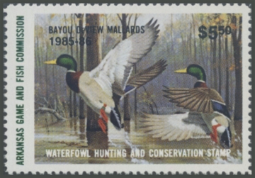 Picture of 1985 Arkansas Duck Stamp