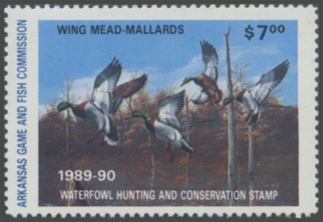 Picture of 1989 Arkansas Duck Stamp