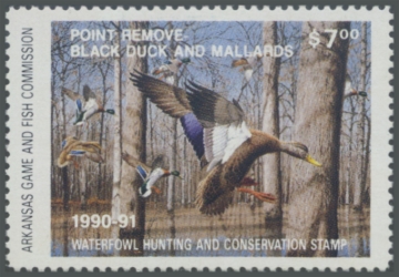 Picture of 1990 Arkansas Duck Stamp