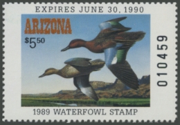 Picture of 1989 Arizona Duck Stamp