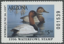 Picture of 1996 Arizona Duck Stamp