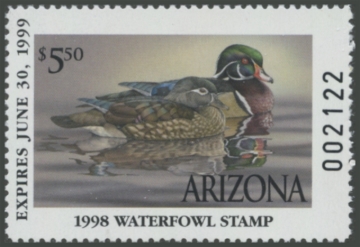 Picture of 1998 Arizona Duck Stamp