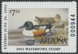 Picture of 2003 Arizona Duck Stamp