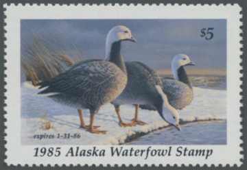 Picture of 1985 Alaska Duck Stamp - First of State