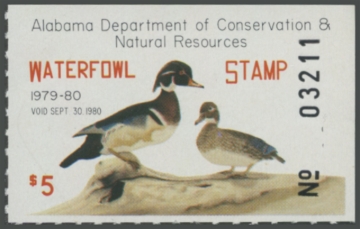 Picture of 1979 Alabama Duck Stamp - First of State