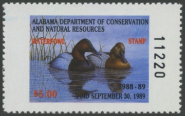 Picture of 1988 Alabama Duck Stamp