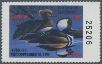 Picture of 1989 Alabama Duck Stamp