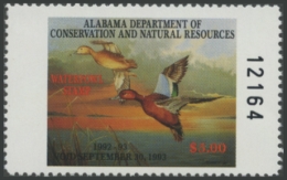Picture of 1992 Alabama Duck Stamp