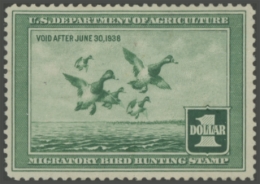 Picture of RW4 1937 Duck Stamp 