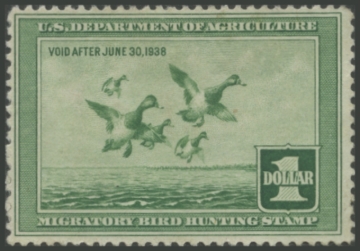 Picture of RW4 1937 Duck Stamp 
