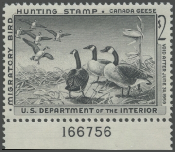 Picture of RW25 1958 Duck Stamp 