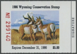 Picture of 1986 Wyoming Duck Stamp