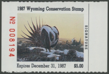 Picture of 1987 Wyoming Duck Stamp