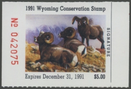 Picture of 1991 Wyoming Duck Stamp