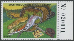Picture of 2006 Wisconsin Trout Stamp