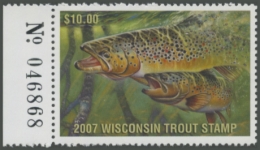 Picture of 2007 Wisconsin Trout Stamp