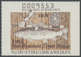 Picture of 1985 New Jersey Fishing Stamp
