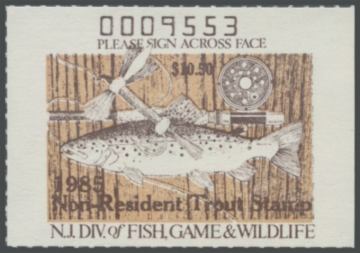 Picture of 1985 New Jersey Fishing Stamp