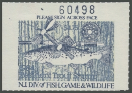Picture of 1984 New Jersey Fishing Stamp