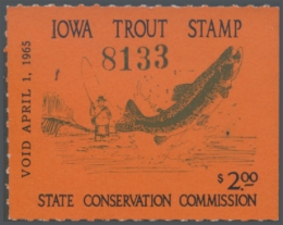 Picture of 1964 Iowa Trout Stamp