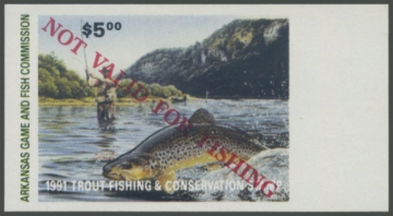Picture of 1991 Arkansas Fishing Stamp