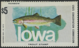 Picture of 1973 Iowa Trout Stamp