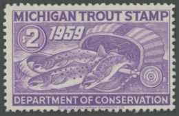 Picture of 1959 Michigan Fishing Stamp