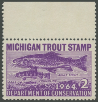 Picture of 1964 Michigan Fishing Stamp