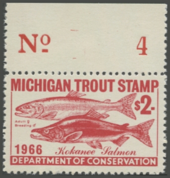 Picture of 1966 Michigan Fishing Stamp
