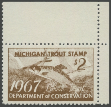 Picture of 1967 Michigan Fishing Stamp