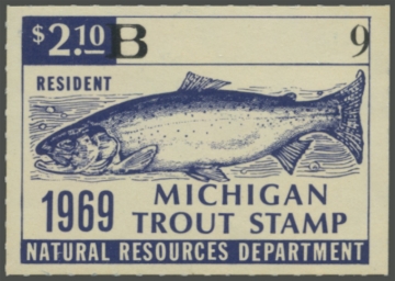 Picture of 1969 Michigan Fishing Stamp