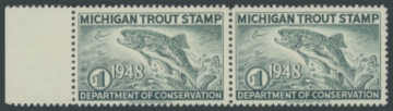 Picture of 1948 Michigan Fishing Stamp