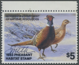 Picture of 1983 Minnesota Pheasant Habitat Stamp