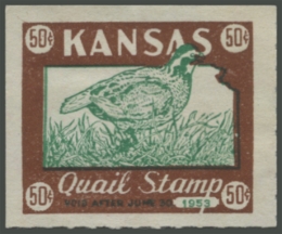 Picture of 1953 Kansas Kansas Quail Stamp