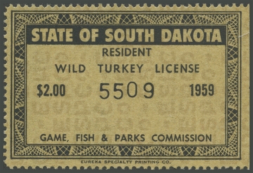 Picture of 1959 South Dakota UNKNOWN STAMP