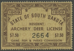 Picture of 1959 South Dakota UNKNOWN STAMP