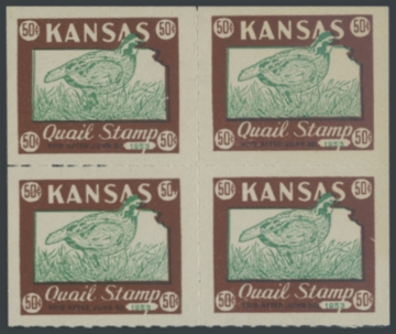 Picture of 1953 Kansas Kansas Quail Stamp