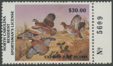 Picture of 1983 North Carolina UNKNOWN STAMP