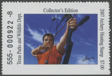 Picture of 2007 Texas UNKNOWN STAMP