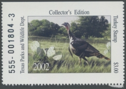 Picture of 2002 Texas Turkey Stamp