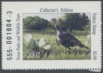 Picture of 2002 Texas Turkey Stamp