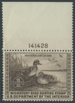 Picture of RW6 1939 Duck Stamp 