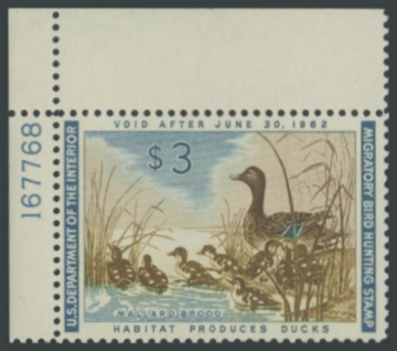 Picture of RW28 1961 Duck Stamp 
