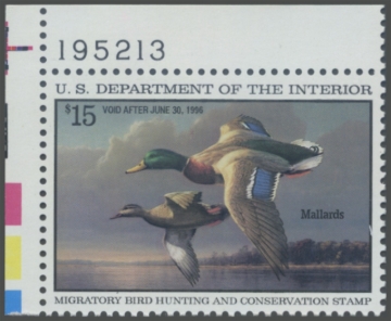 Picture of RW62 1995 Duck Stamp 