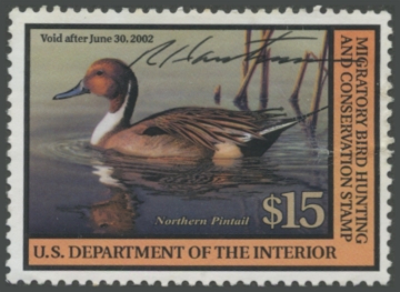 Picture of RW68 2001 Duck Stamp Artist Signed 
