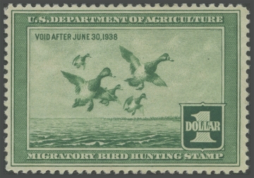 Picture of RW4 1937 Duck Stamp 