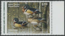 Picture of 1999 Arkansas Duck Stamp. Hunter Type